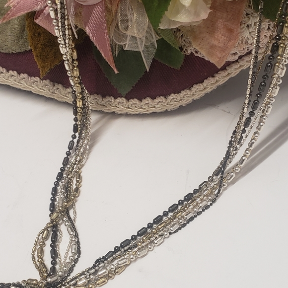 Alfani Long Multi Tone Knot Necklace - Picture 6 of 8